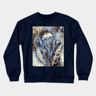 Botanical mixed media Crewneck Sweatshirt